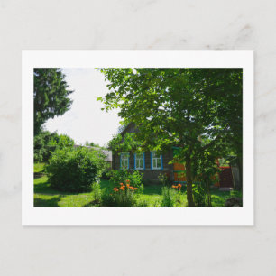 Postal Paisaje Natural Rural Village Hut House