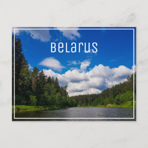 Postal Paisaje natural Scenerar Canal Sky Bielorrusia