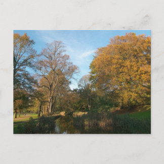 Postal Paisaje otoñal Bute Park Cardiff