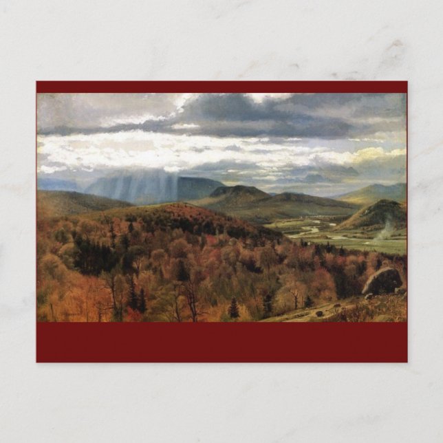 Postal Paisaje otoñal, Shelburne, Vermont (Anverso)