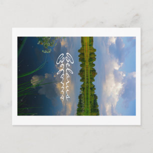 Postal Paisaje paisajístico Lago Bielorrusia Postcard