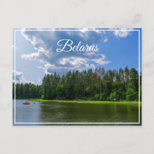 Postal Paisaje paisajístico Lago Cielo Bielorrusia Postca