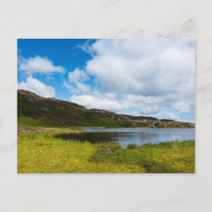 Postal Paisaje panorámico del lago irlandés Irlanda vista