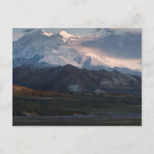 Postal Paisaje panorámico Denali, Alaska