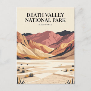 Postal Paisaje Parque Nacional Death Valley California
