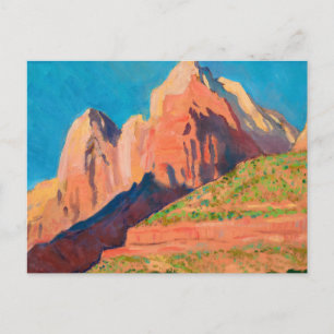 Postal Paisaje, Parque Nacional Zion por Maynard Dixon