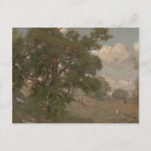 Postal Paisaje pastoral Louis Loeb (americano, 1866-1909)