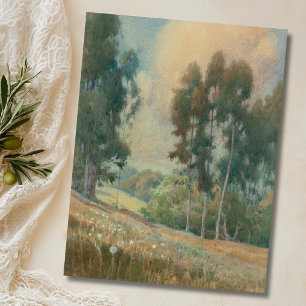 Postal Paisaje primaveral (1911) Escenario acuático seren