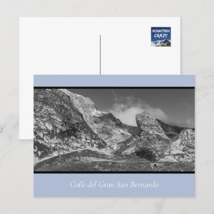 Postal Paisaje Rugged Gran San Bernardo