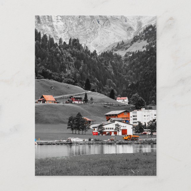 Postal Paisaje rural (Anverso)
