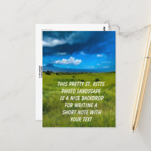 Postal Paisaje rural de Saint Kitts