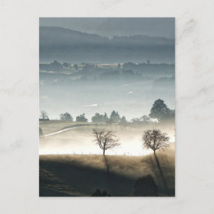 Postal Paisaje rural de Suiza Misty