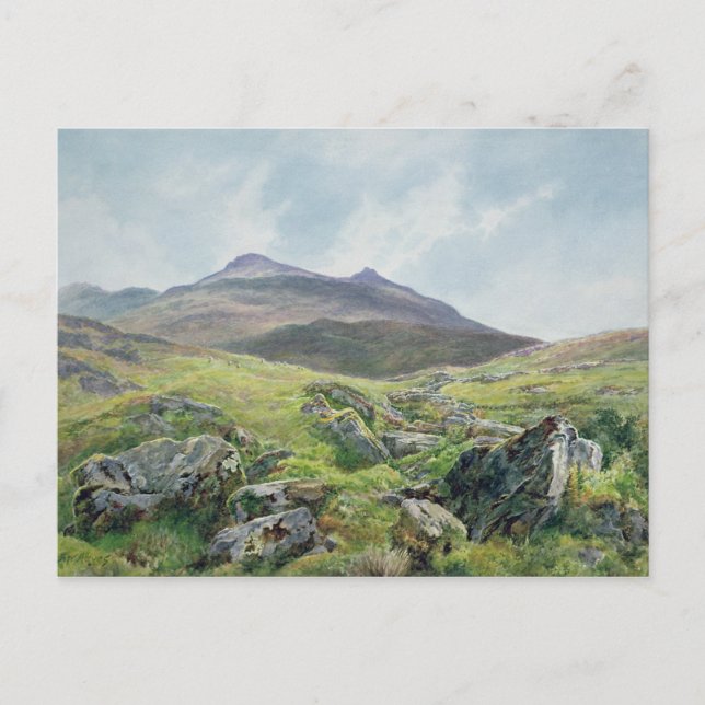 Postal Paisaje, Snowdon (Anverso)