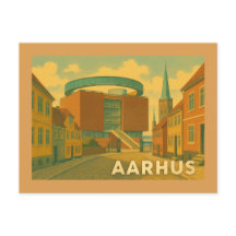 Paisaje urbano de Aarhus Dinamarca