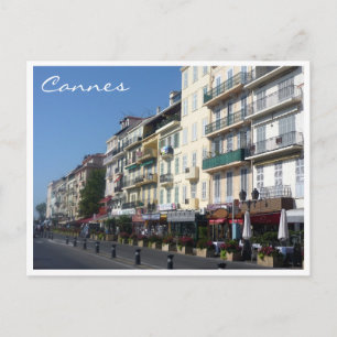 Postal paisaje urbano de canas