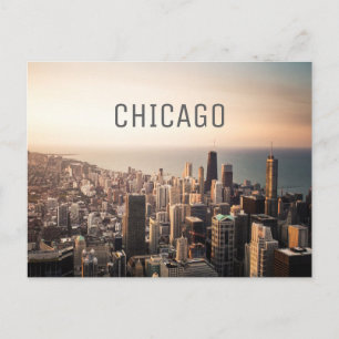Postal Paisaje urbano de Chicago