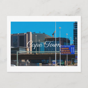 Postal Paisaje urbano de Ciudad del Cabo Montaña de la Me