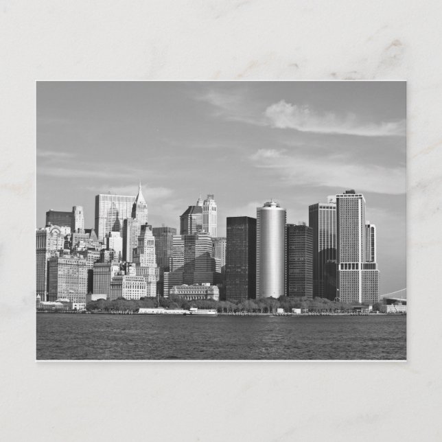 Postal Paisaje urbano de EE.UU.: Nueva York Skyline #2 [E (Anverso)