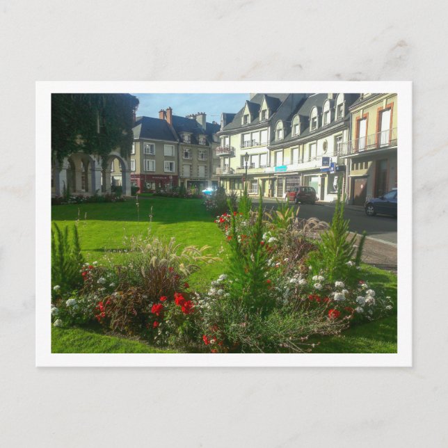 Postal Paisaje urbano de Francia Edificios Naturaleza (Anverso)
