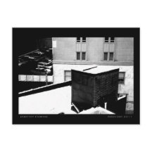 Paisaje urbano de invierno en la azotea