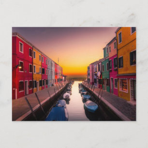 Postal Paisaje urbano de Italia