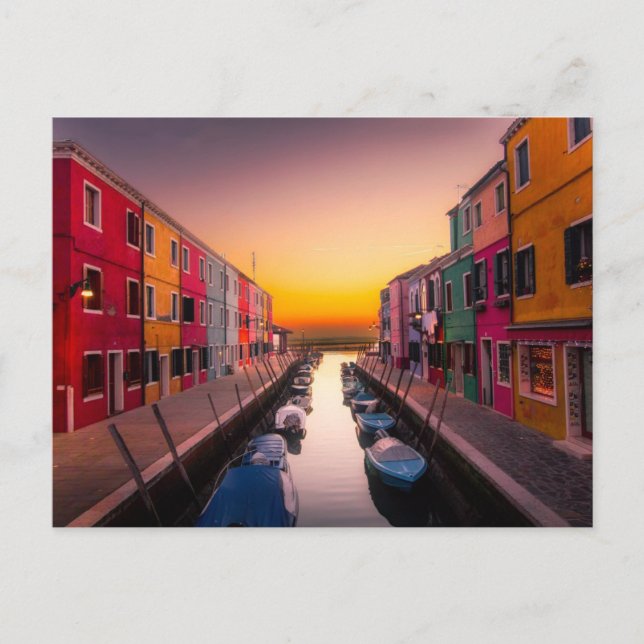 Postal Paisaje urbano de Italia (Anverso)