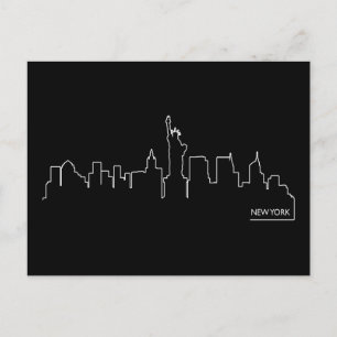 Postal Paisaje urbano de Nueva York
