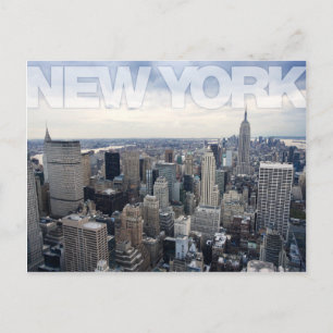 Postal Paisaje urbano de Nueva York