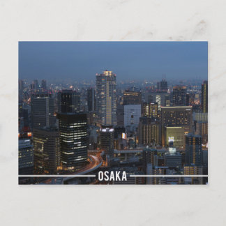 Postal Paisaje urbano de Osaka