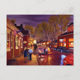 Postal Paisaje urbano de Saint Charles Pintura al óleo