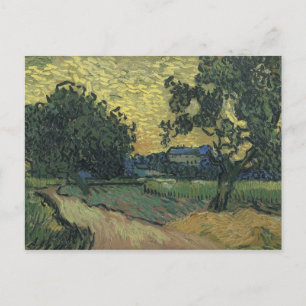 Postal Paisaje Van Gogh en Twilight