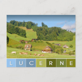 Postal Paisaje veraniego en Suiza