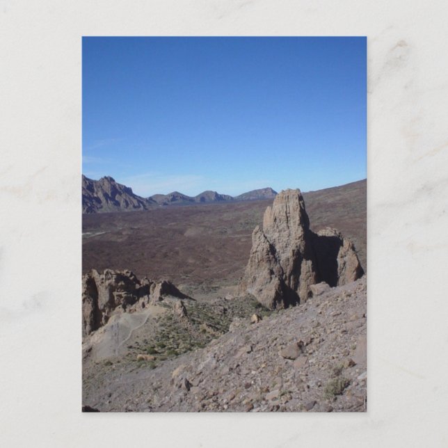 Postal Paisaje volcánico (Anverso)