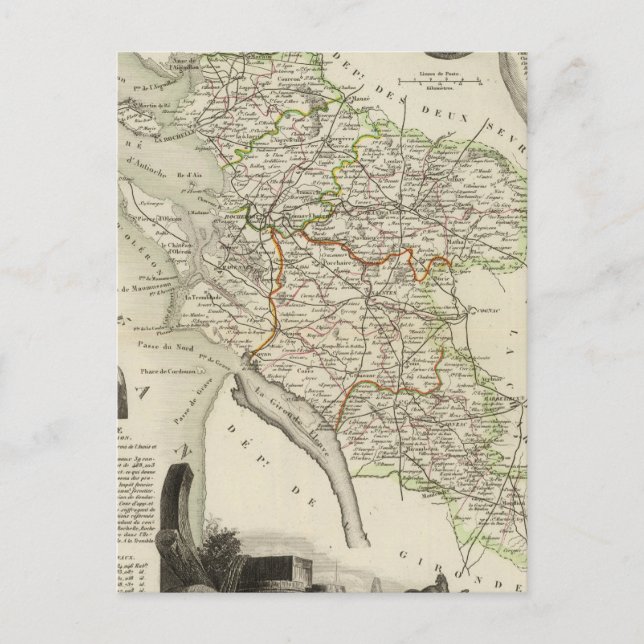 Postal Paisaje y bosque (Anverso)