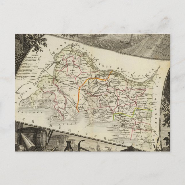 Postal Paisaje y ciudades (Anverso)