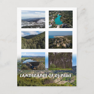 Postal Paisajes de Chipre