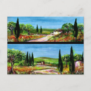 Postal PAISAJES DE LA Toscana