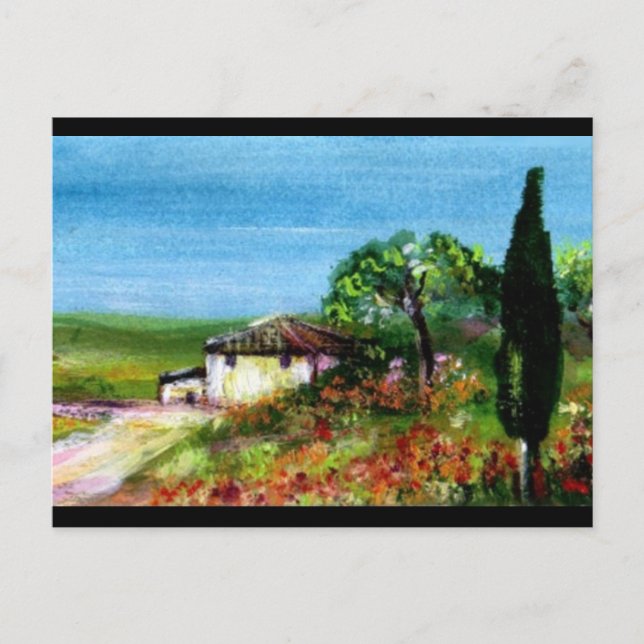 Postal PAISAJES DE LA Toscana (Anverso)