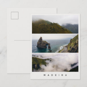 Postal Paisajes de Madeira melancólicos, Collage de fotos