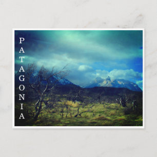 Postal paisajes de patagonia dusk