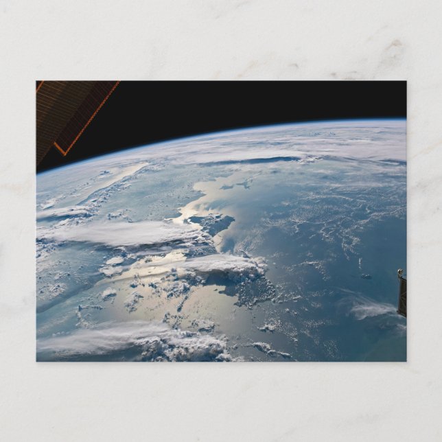 Postal Paisajes nublados alrededor de Sumatra, Indonesia. (Anverso)