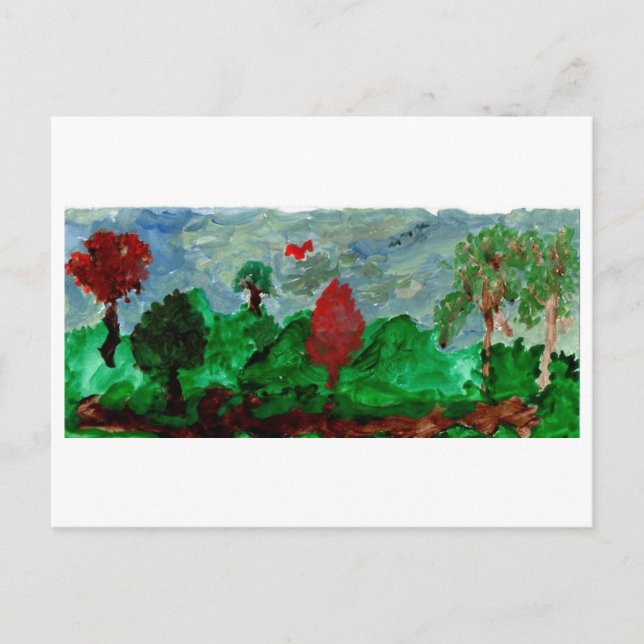 Postal paisajística pacífica (Anverso)