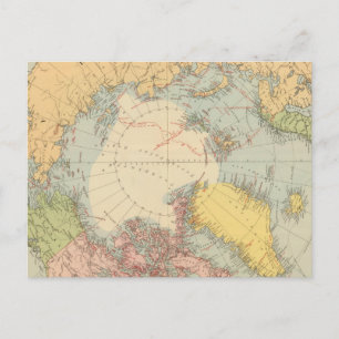 Postal Países alrededor del Polo Norte