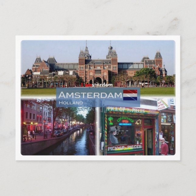 Postal Países Bajos - Amsterdm - (Anverso)