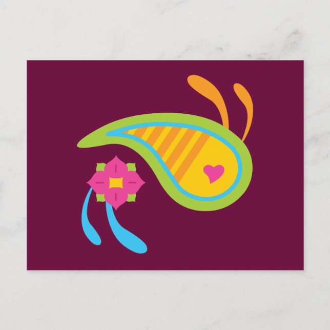 Postal Paisley Fun (Anverso)