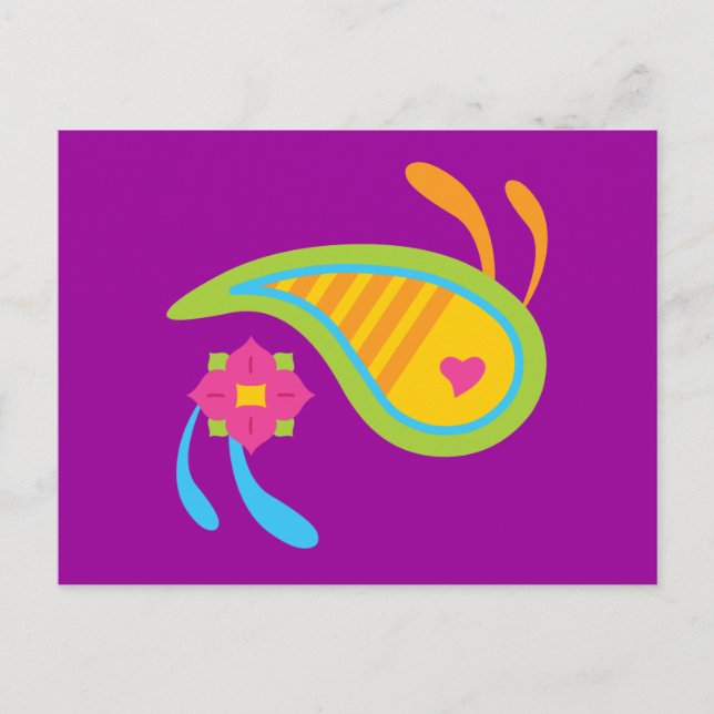 Postal Paisley Fun (Anverso)