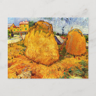 Postal Pajareras en Provenza por Vincent van Gogh