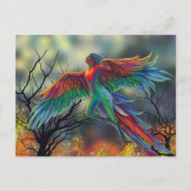 Postal Pájaro (Anverso)