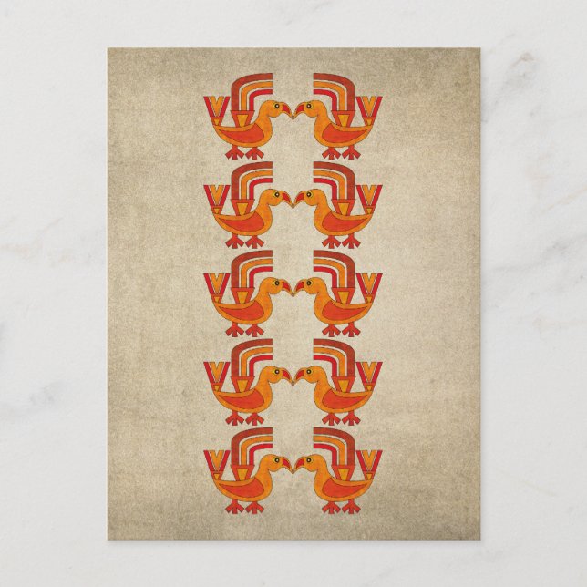 Postal Pájaro andino (Anverso)