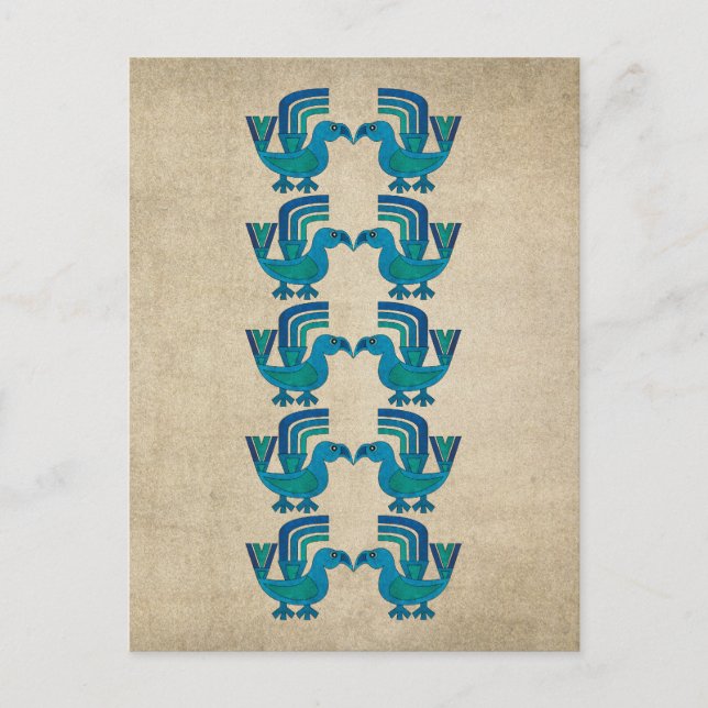 Postal Pájaro andino (Anverso)